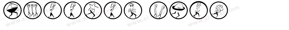 Running shoe字体转换